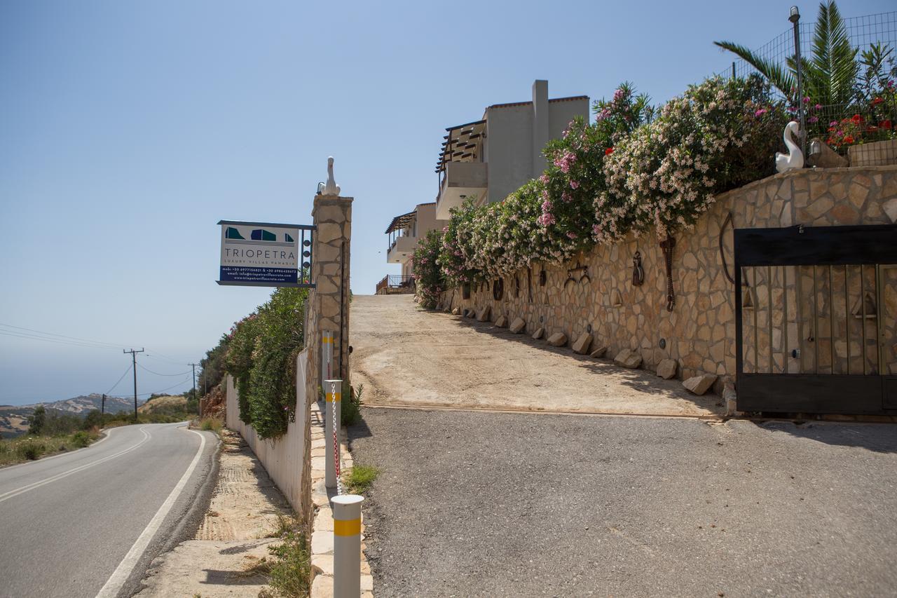 Triopetra Luxury Villas Panagia Экстерьер фото